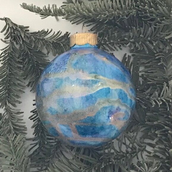 Stevi Belle Other - Modern Hand Painted Glass Ornament